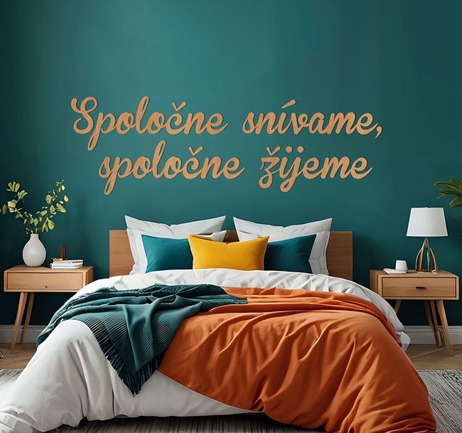 Nápis - Spoločne snívame - Buk